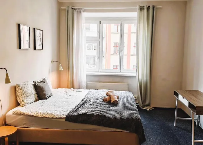 Lägenhet Flat In Zizkov -303-